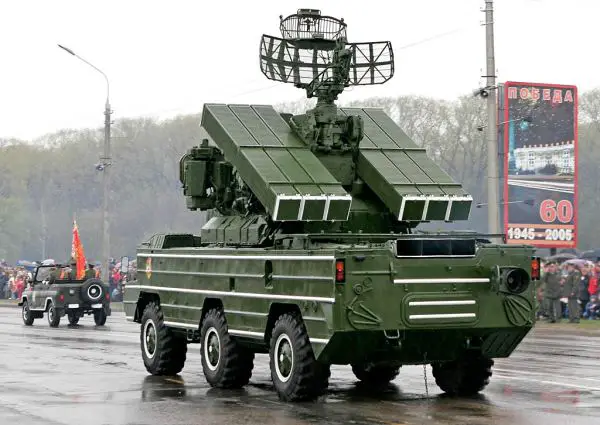 SA-8 Gecko 9K33 OSA Ground-to-air missile system technical data sheet